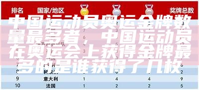 中国27至31届奥运会金牌数统计，26一30届中国奥运会金牌银牌数